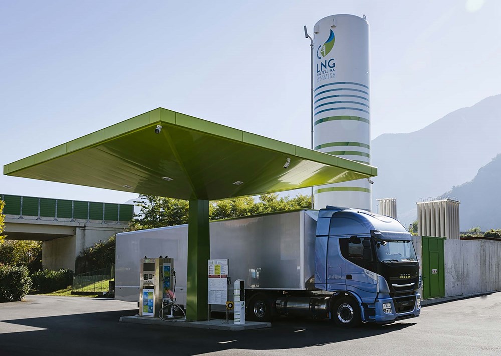 Liquid Natural Gas fuel station
